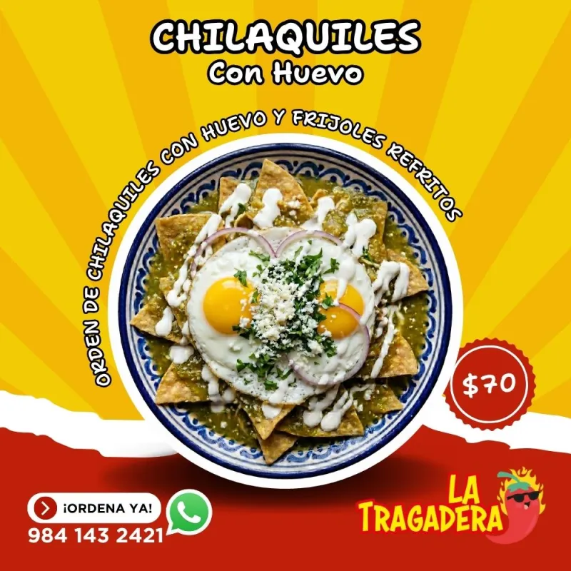 Chilaquiles con Huevo